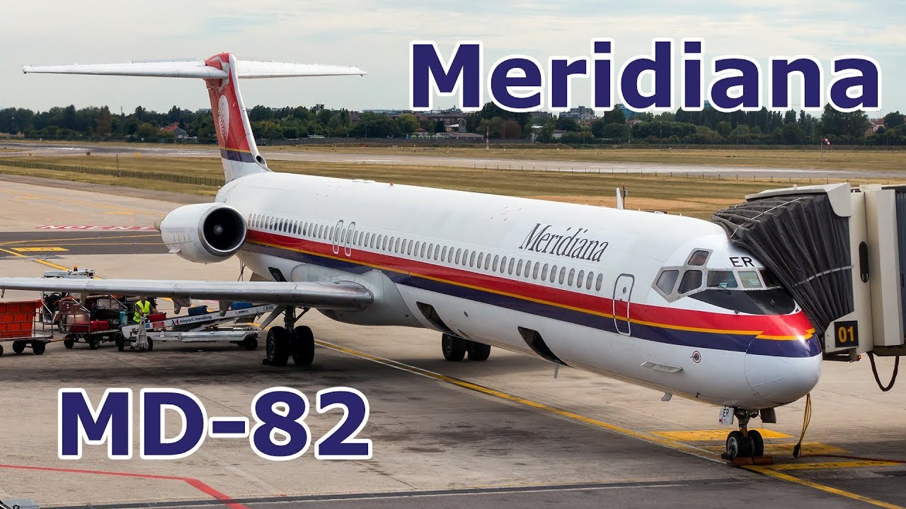 McDonnell Douglas MD-82 | Meridiana | Inflight Experience | Olbia to Milan-Linate