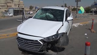 حادث مروري في تقاطع جامع الموصل الكبير يسفر عن وفاة طفلين وعدد من المصابين