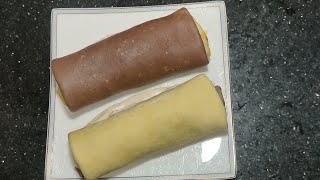 طريقة عمل كريب كيك ( roller creap cake ) من اسهل و اسرع الحلويات و تقدري تحشيها اي حاجة عندك