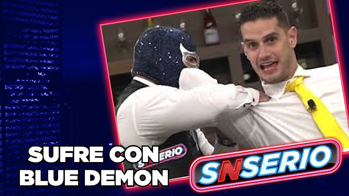 Blue Demon Jr. le hace una llave a Adrián Marcelo | SNSerio