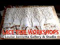 Lace tree workshop at the louise jannetta gallery  studio short