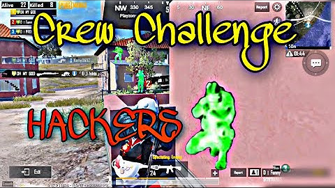 CREW CHALLENGE HACKERS | RIP S12 | worst season of pubg