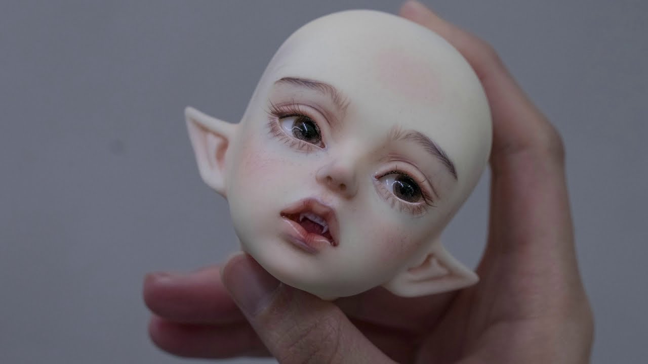 Bjd Faceup - Unicorn whale - 滄 Ver.2 (化妝過程 - 深海潛水蝦自制 - 小龍滄) 2020
