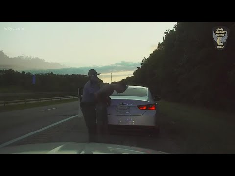 Ohio State Highway Patrol trooper saves man who choked after swallowing bag of marijuana