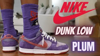 THEY'RE BACK!! 2024 NIKE DUNK LOW PLUM DETAILED REVIEW & ON FEET W/ LACE SWAPS!!