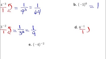 Sec 7 1 Zero & Negative Exponents   Video Lecture