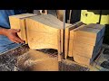 Ingenious Skills & Techniques Woodworking Workers // Extremely Beautiful Wooden Table