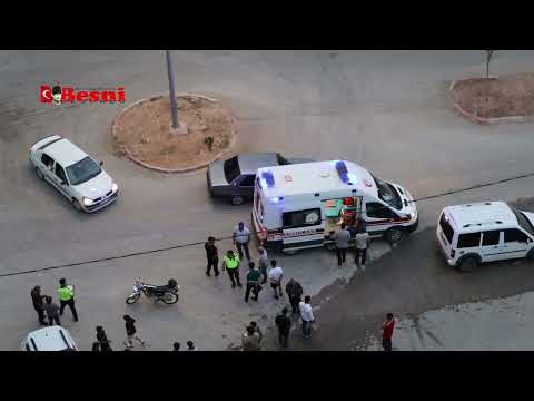Besni’de motosiklet ile ticari araç çarpıştı: 1 yaralı