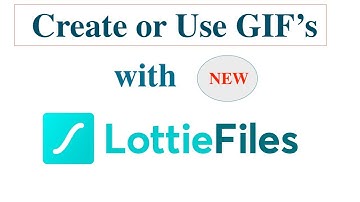 How to Create & Use GIFs with LottieFiles | Easy GIF Animation Tutorial
