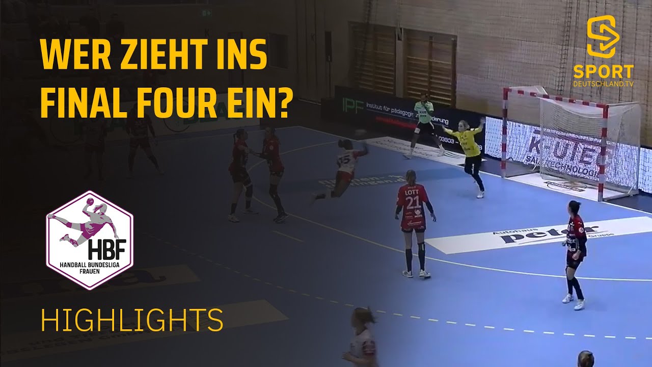 Die Highlights der Viertelfinals - DHB-Pokal der Frauen 2023/24 SDTV Handball