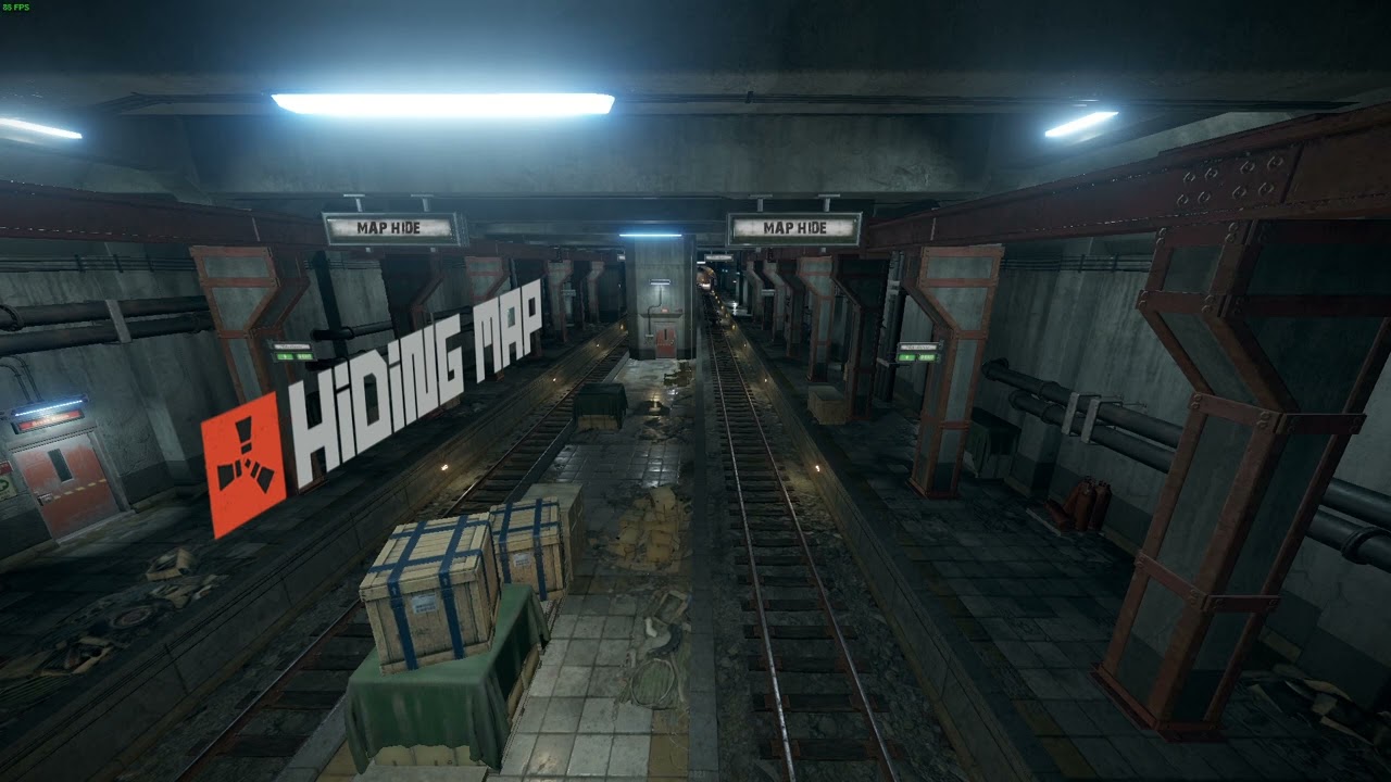 Rust (Hide Map) Train Hide - YouTube