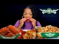 WINGSTOP MUKBANG| HOT WINGS, GARLIC PARMESAN WINGS, CHEESE FRIES, MANGO HABANERO WINGS, CAJUN CORN