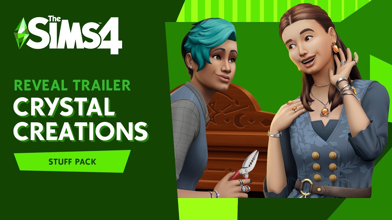 「The Sims 4 Crystal Creations Stuff Pack」公式発表トレーラー