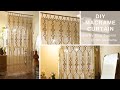 DIY| Macrame Curtain Tutorial: Step by Step Instructions for Making a Stunning Home Decor Piece