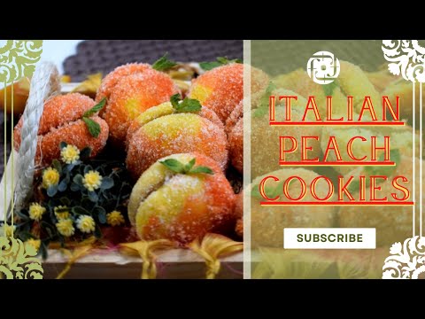 Italian Peach Cookies Pesche Dolci from Tasty Cuisine -  English