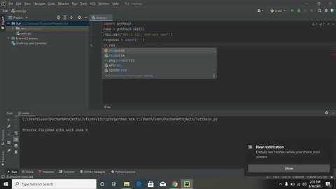 pyttsx3 , AI, and ChatBot Tutorial in one video.