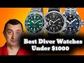 Best Dive Watches Under $1000. Top 10 List (Tissot, Certina, Hamilton, Orient, G-Shock etc.)