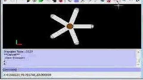 How to draw a 3D chair with AutoQ3D