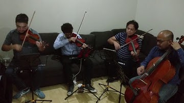 Versace on the Floor by Bruno Mars - string quartet - String Fusion cover (rehearsal) - Manila