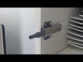 Ikea besta   complete installation push to open door  ouverture de porte sans poignes