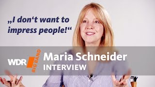 Maria Schneider at WDR Studio 4: Interview | WDR BIG BAND