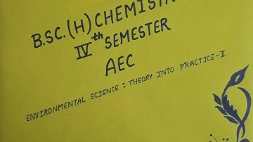 AEC - Environmental Science: Theory into Practice - Practicals