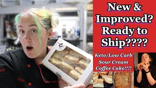 The Best Low Carb Coffee Cake Recipe Redo- Plus Shipping Update!