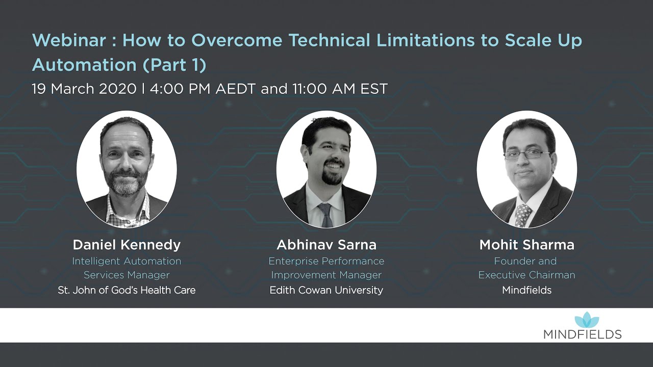 How to Overcome Technical Limitations to Scale Up Automation Part 1