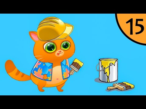 Суровый КОТИК БУБУ #15  Ремонт на кухне  Мультик ИГРА про котят на Игрули TV