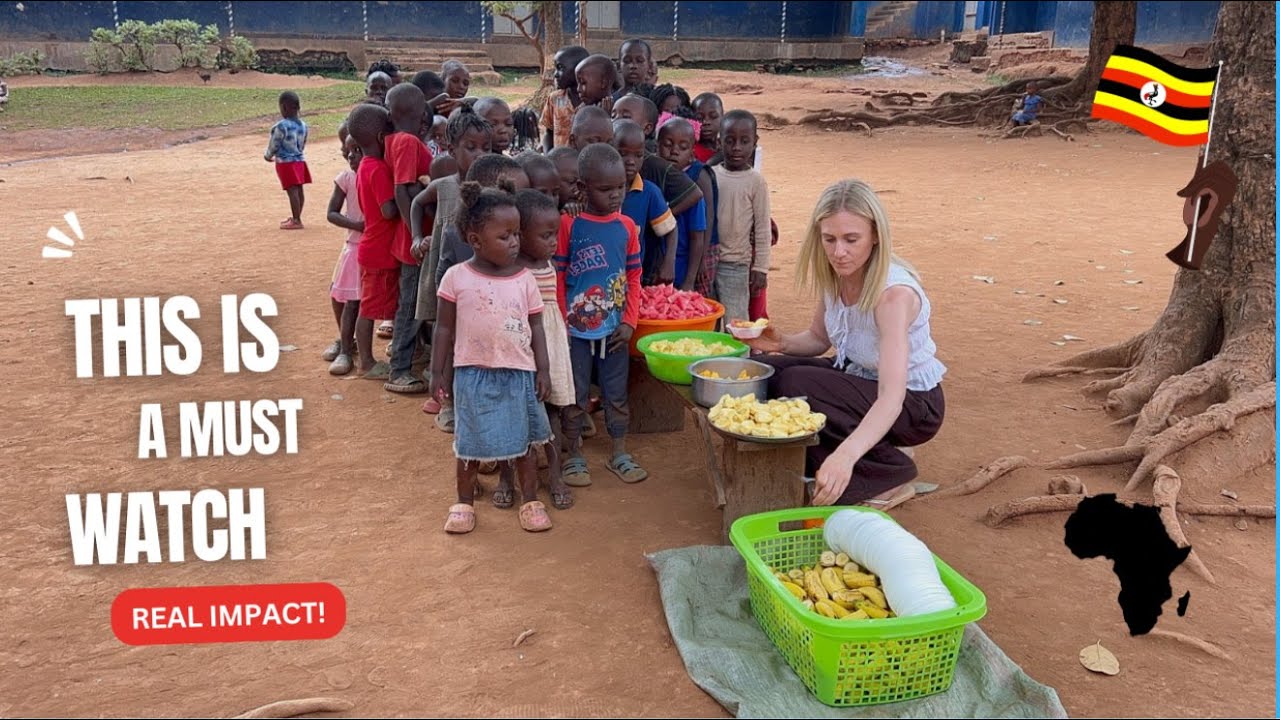 Love in Action, UK Volunteer Sharing a Meal With 300 Children | Different Colors, One People