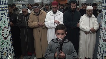 صلاة التراويح بمسجد عثمان بن عفان تافوكت الصويرة القارئ الطفل سلمان ابللن
