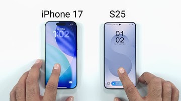 iPhone 17 vs Samsung S25 Speed Test!