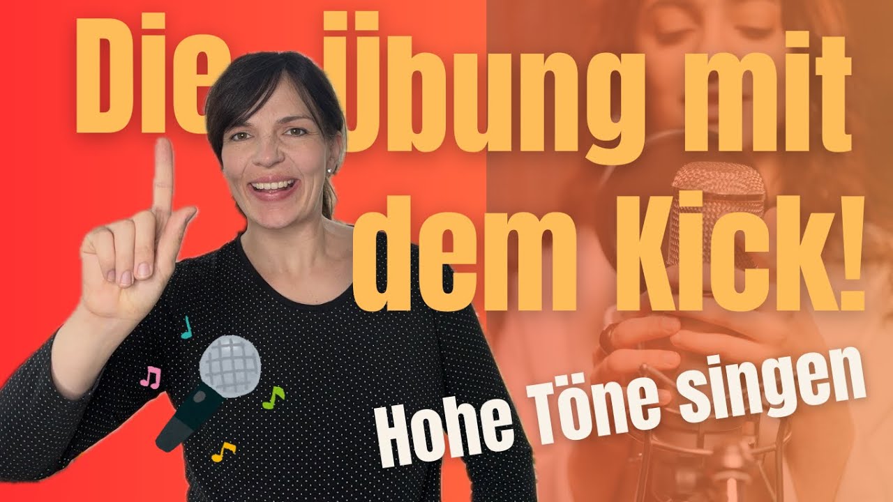 Leichter hohe Töne singen! Angeleitete Übung zum Mitmachen :-)