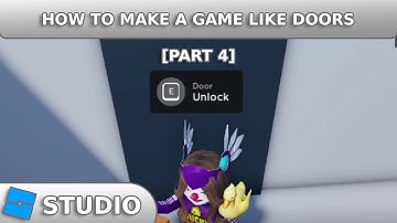 How to make a game like Doors | Locked Rooms/Doors | Roblox Studio [P4]