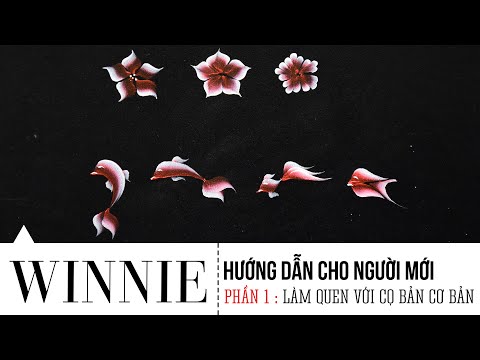 học vẽ móng ONLINE cho người mới | Buổi 4 Phần 1 | Làm quen với cọ bản cơ bản | 0901788588