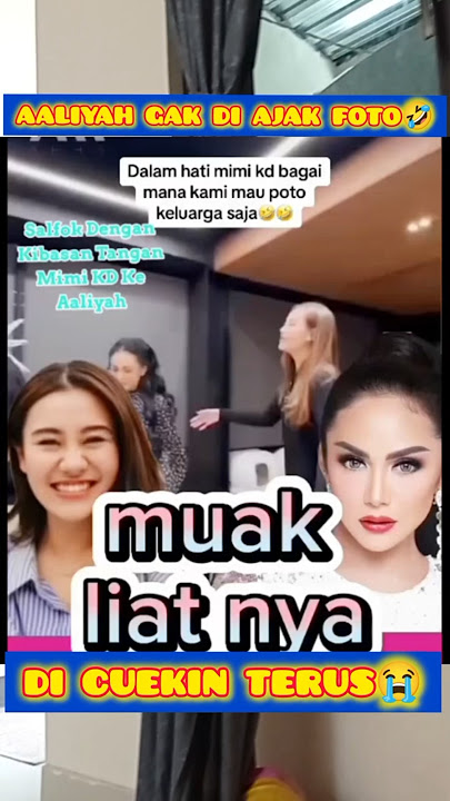 Aaliyah Massaid gak di ajakin foto sama Krisdayanti #shorts #aaliyahmasaid #krisdayanti
