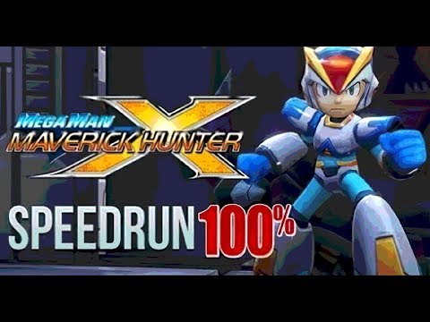 (PSP) Longplay:  Mega Man Maverick Hunter X - 100% (NO DAMAGE) Hard Mode