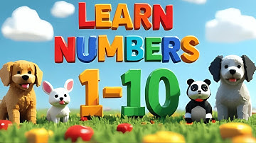 Let’s Count Together! 1–10 🌈 | Learning Numbers for Toddlers