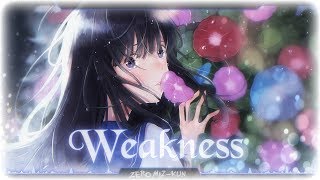 Nightcore - Weakness chords