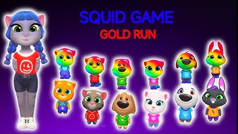Squid Game Gold Run | Talking Tom Gold Run Squid Game 