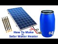 How to Make Dc Solar Water Heater With Solar Panel Glow Plug Water heater