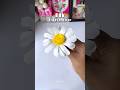 DIY Daisy Flower #diy #craft #art #clay #flowers #daisy #paperflower #papercraft #clayart #shorts