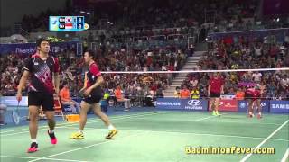 Badminton Highlights  MD Finals  2014 Asian Games