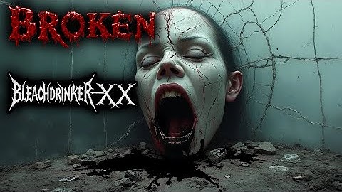 Bleachdrinker-XX - 12. Broken [Lyric Visualizer | Handwritten x AI-Generated]