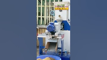 Nuôi cá, tôm nhanh lớn  ít bệnh nhờ tự sản xuất cám | Máy Đùn Viên  Cám Nổi 100k