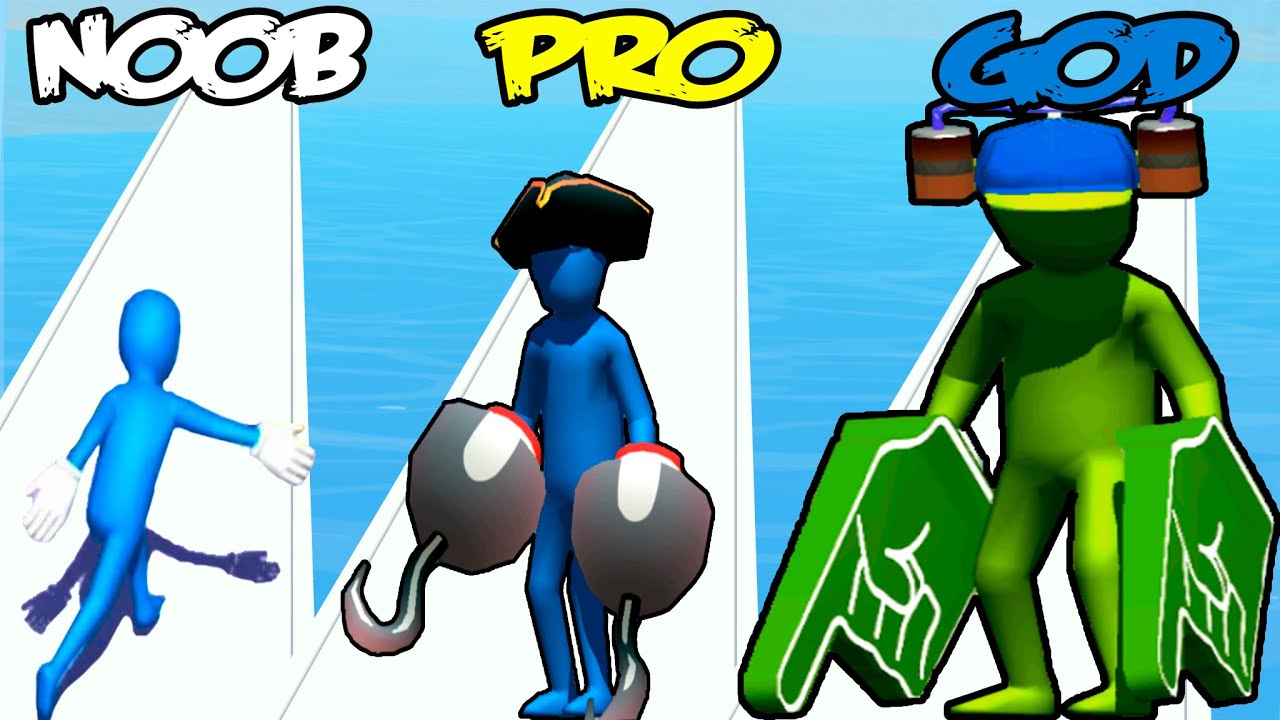 NOOB vs PRO vs HACKER in Slap And Run