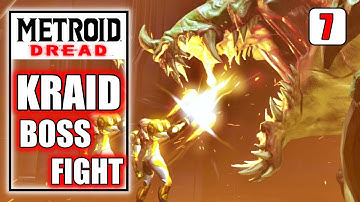 Metroid Dread - Kraid Boss Fight in Cataris - Gameplay Walkthrough Part 7