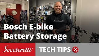 Bosch Ebike Battery Storage