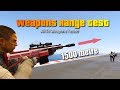 GTA V Weapon range test | All 60 Weapons Tested: Pistols, SMGs, ARs, MGs, Shotguns, Snipers, etc