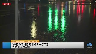 Weather impacts in Virginia Beach
